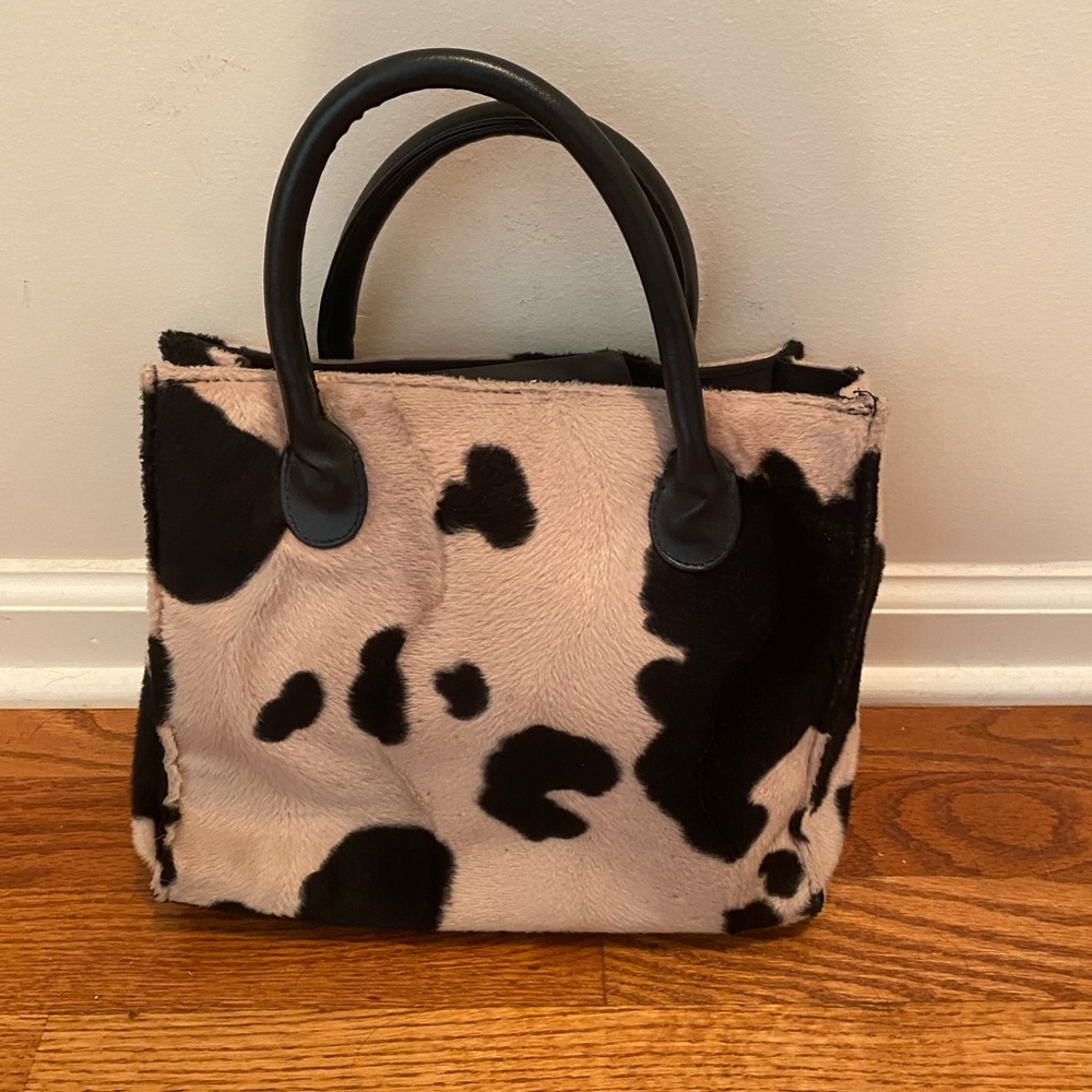 Cow Print Women's Bag